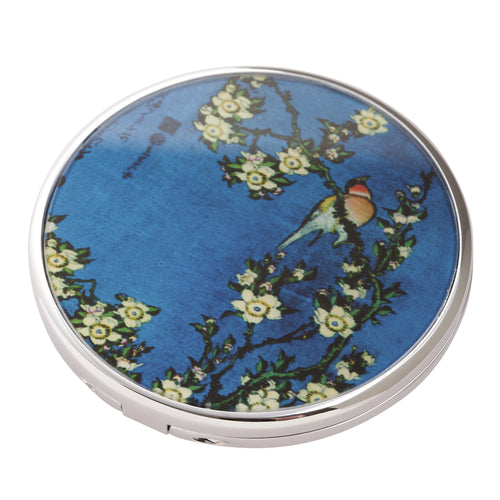 John Beswick Hokusai - Bird/Flowers Pocket Mirror