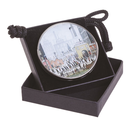 John Beswick Lowry - Coming from the Mill Pocket Mirror
