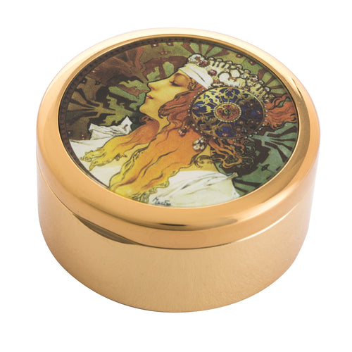 John Beswick Mucha - Byzantine Heads Trinket Box