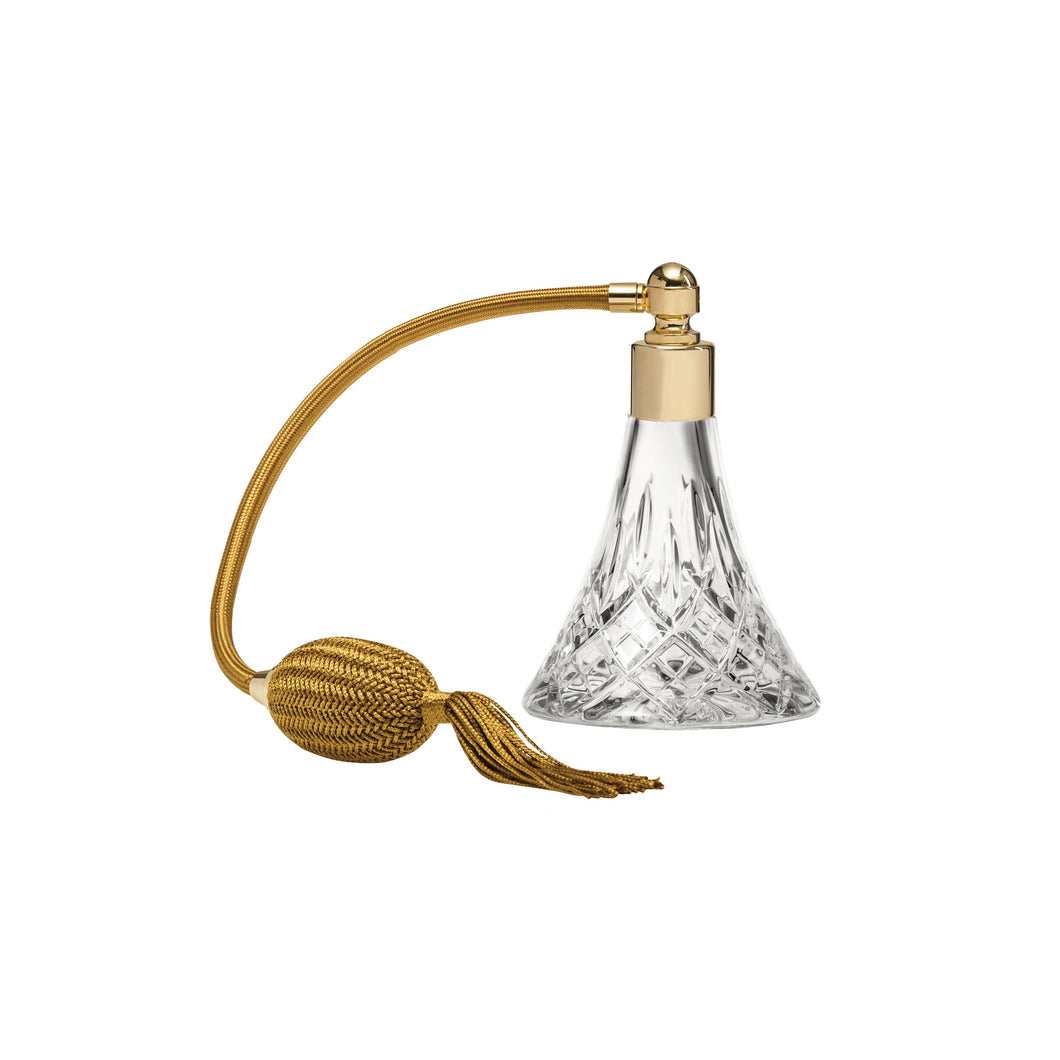 Royal Scot Crystal Conical Perfume Atomiser Gold
