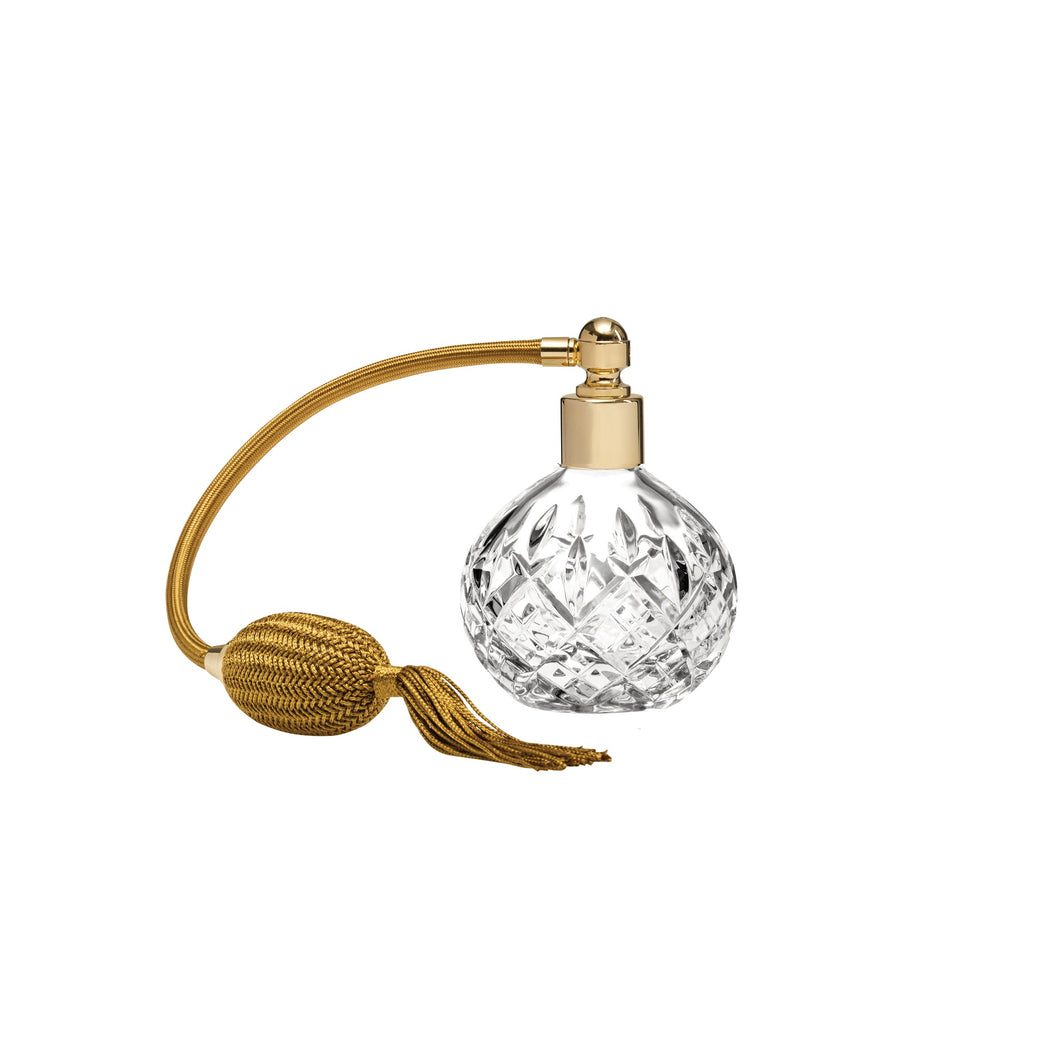Royal Scot Crystal Round Perfume Atomiser Gold
