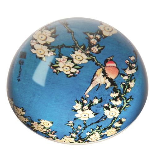 John Beswick Hokusai - Bird/Flowers Paperweight