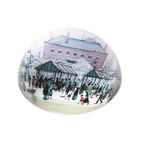 John Beswick Lowry - Market Scene Paperweight
