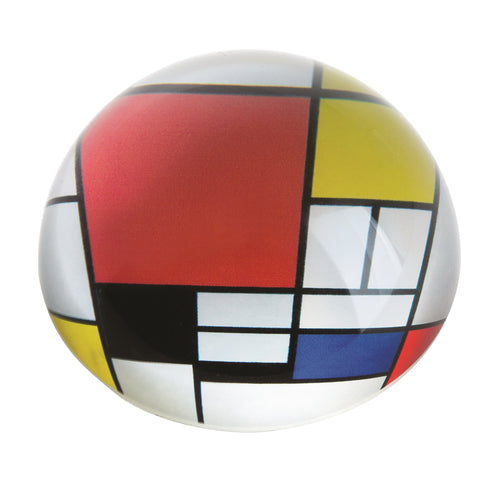 John Beswick Mondrian - Composition with Red Plane Paperweight