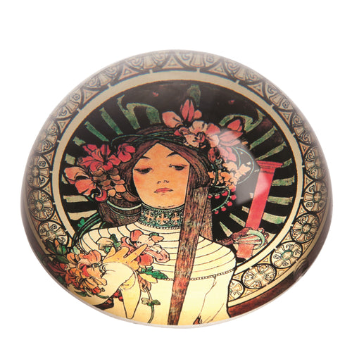 John Beswick Mucha - La Trappistine Paperweight