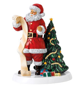 Royal Doulton Santa's List 2018 24cm - LAST FEW AVAILABLE!