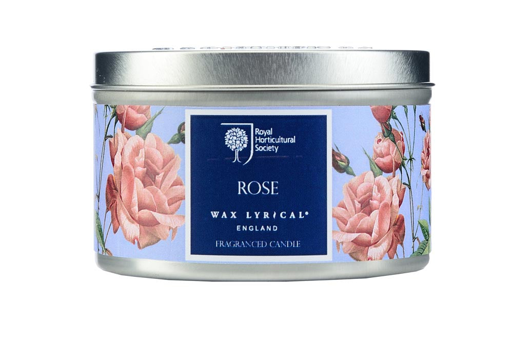 Wax Lyrical Fragranced Candle Tin W/F ROSE