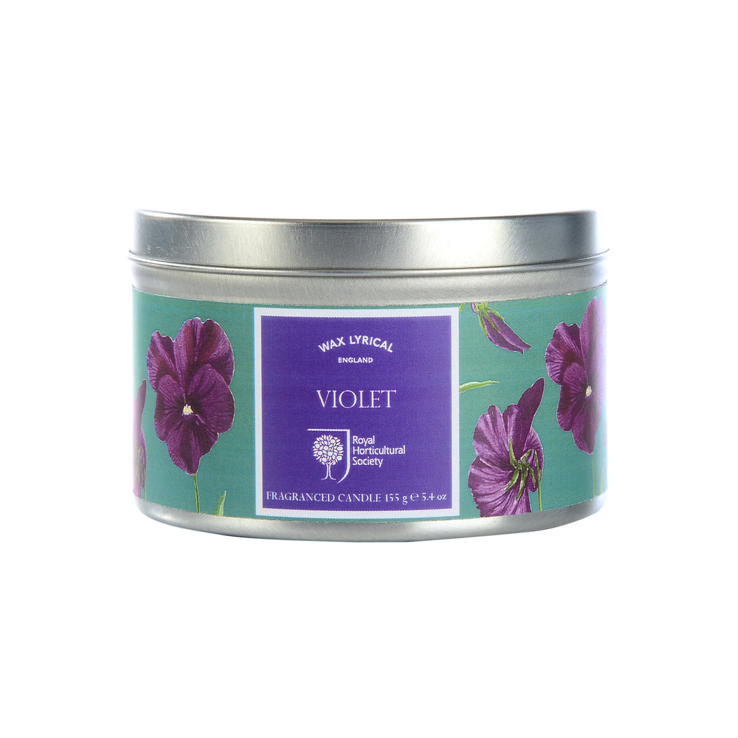 Wax Lyrical Fragranced Candle Tin W/F VIOLET