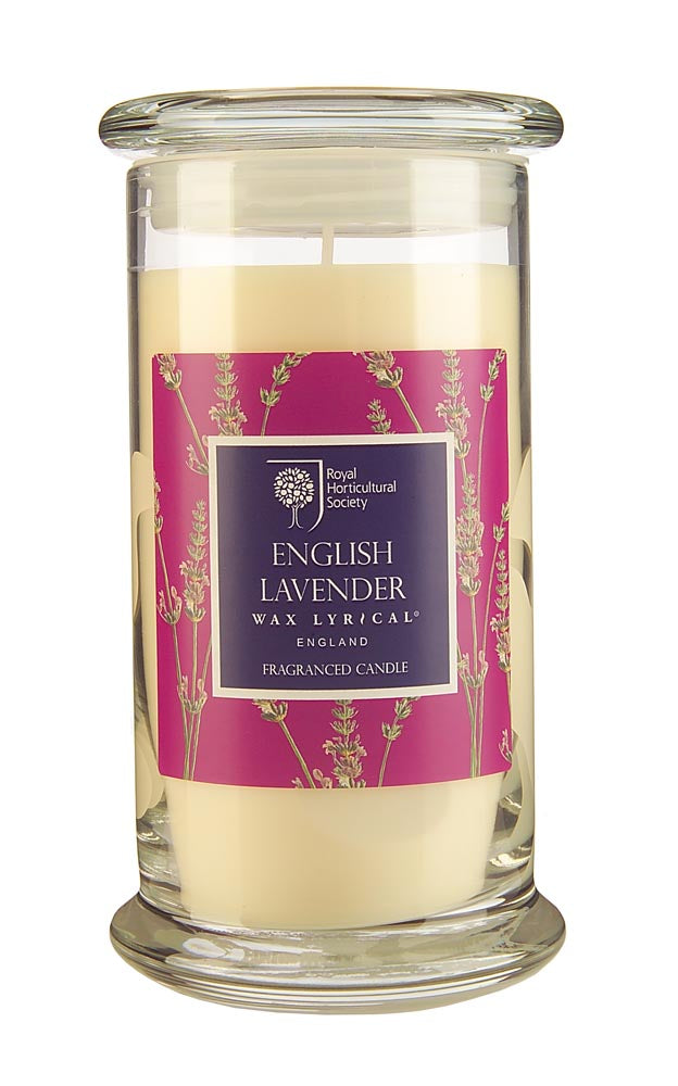 Wax Lyrical Fragranced Candle Jar W/F ENGLISH LAVENDER