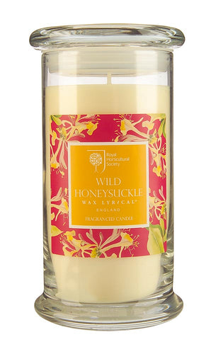Wax Lyrical Fragranced Candle Jar W/F WILD HONEYSUCKLE