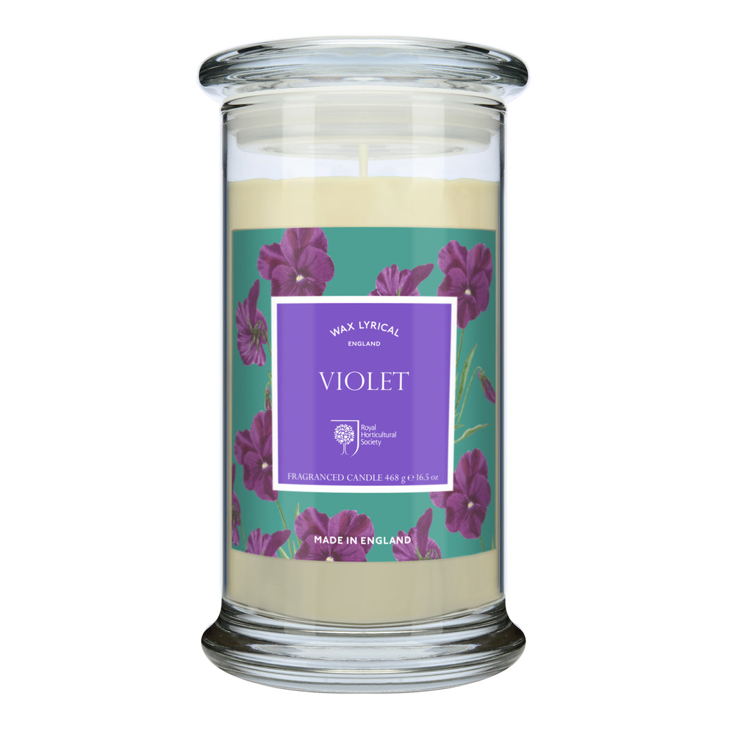 Wax Lyrical Fragranced Candle Jar W/F VIOLET