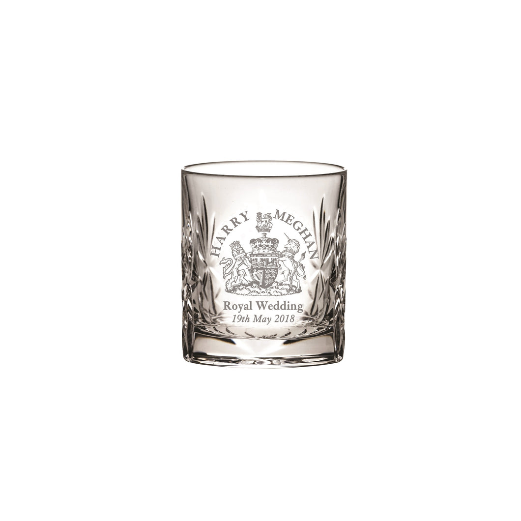 Royal Scot Crystal Double Tot Hand Cut Kintyre - LAST FEW AVAILABLE!