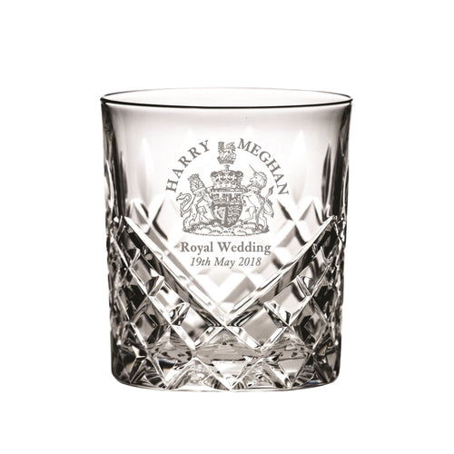 Royal Scot Crystal Large Tumbler Hand Cut Windsor - LAST FEW AVAILABLE!