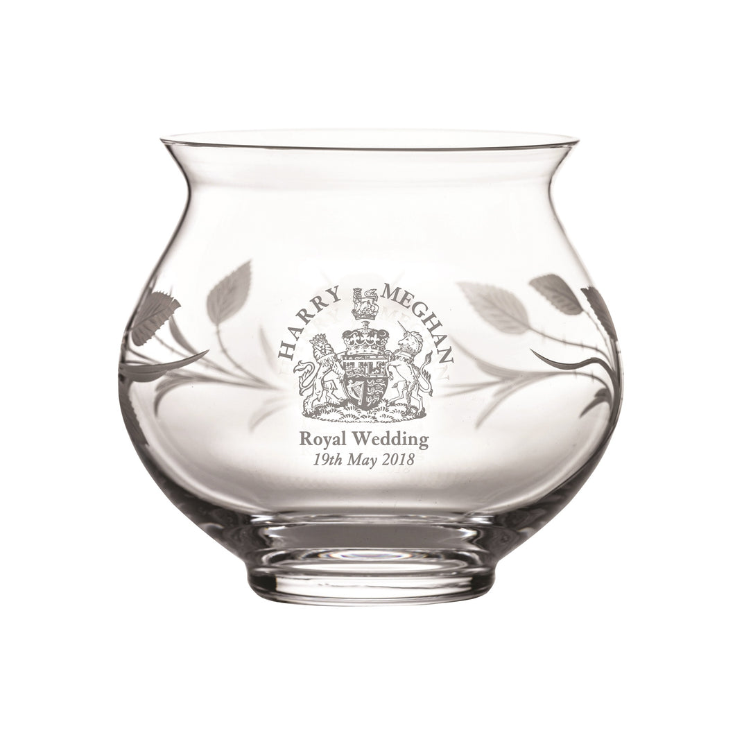 Royal Scot Crystal Votive Hand Cut Windsor - LAST FEW AVAILABLE!