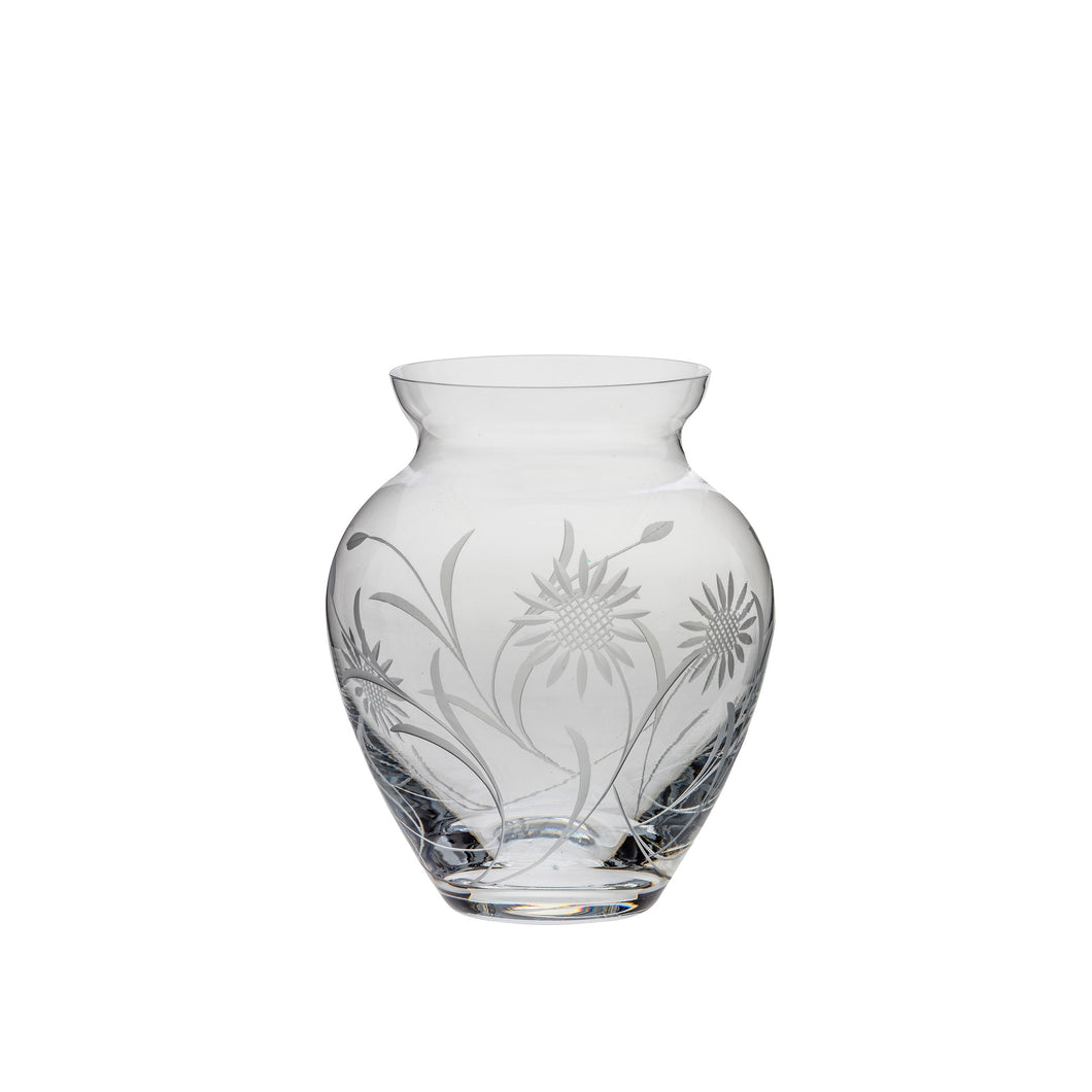 Royal Scot Crystal Large Posy Vase