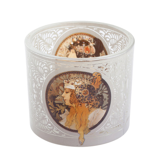 John Beswick Mucha - Byzantine Heads Tealight