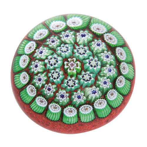Caithness Glass Millefiori Green & Red