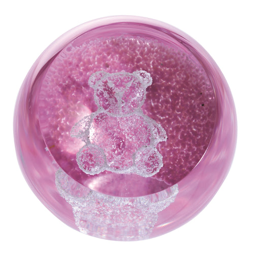 Caithness Glass Special Moments Teddy Pink