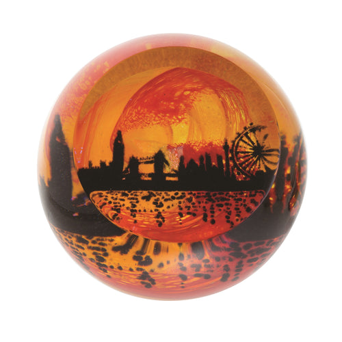 Caithness Glass Landmarks Golden Sunrise London Skyline