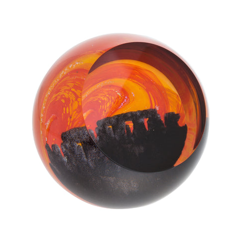 Caithness Glass Landmarks Golden Sunrise Stonehenge