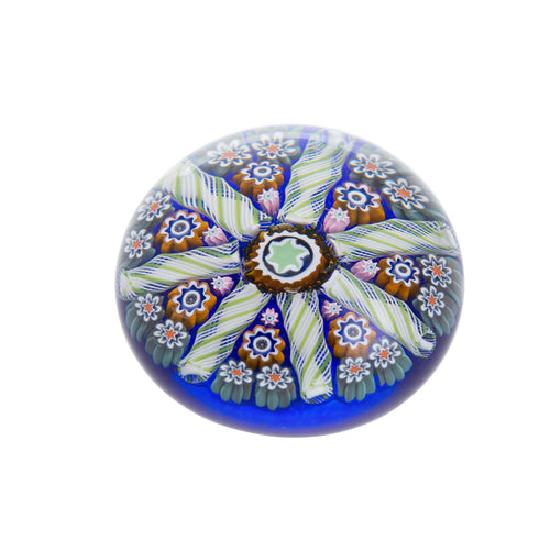 Caithness Glass Millefiori Stardust Blue