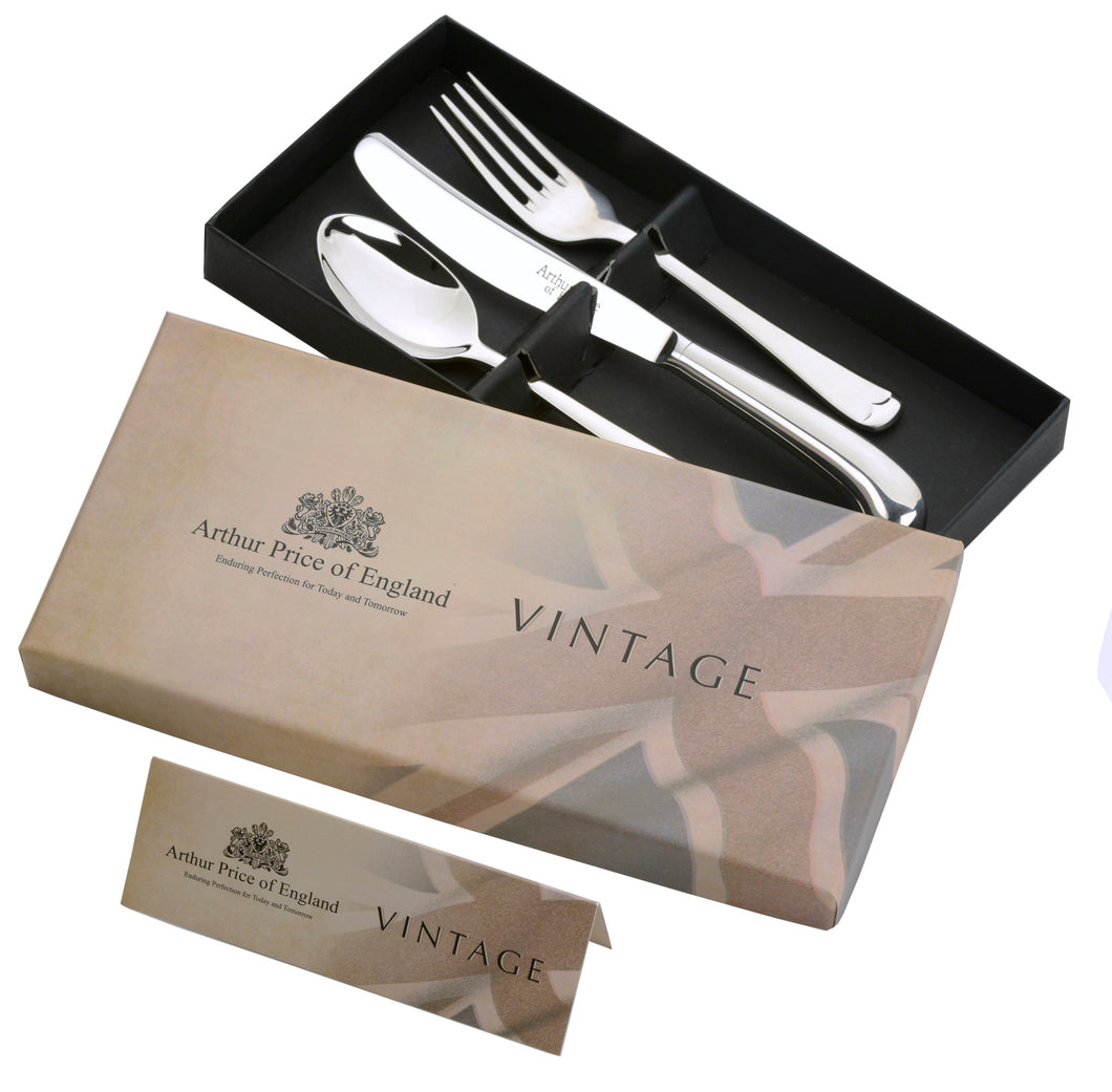 Arthur Price Vintage 3 Piece Child's Cutlery Set