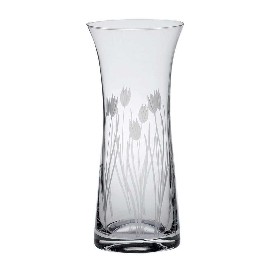 Royal Scot Crystal Lily Vase
