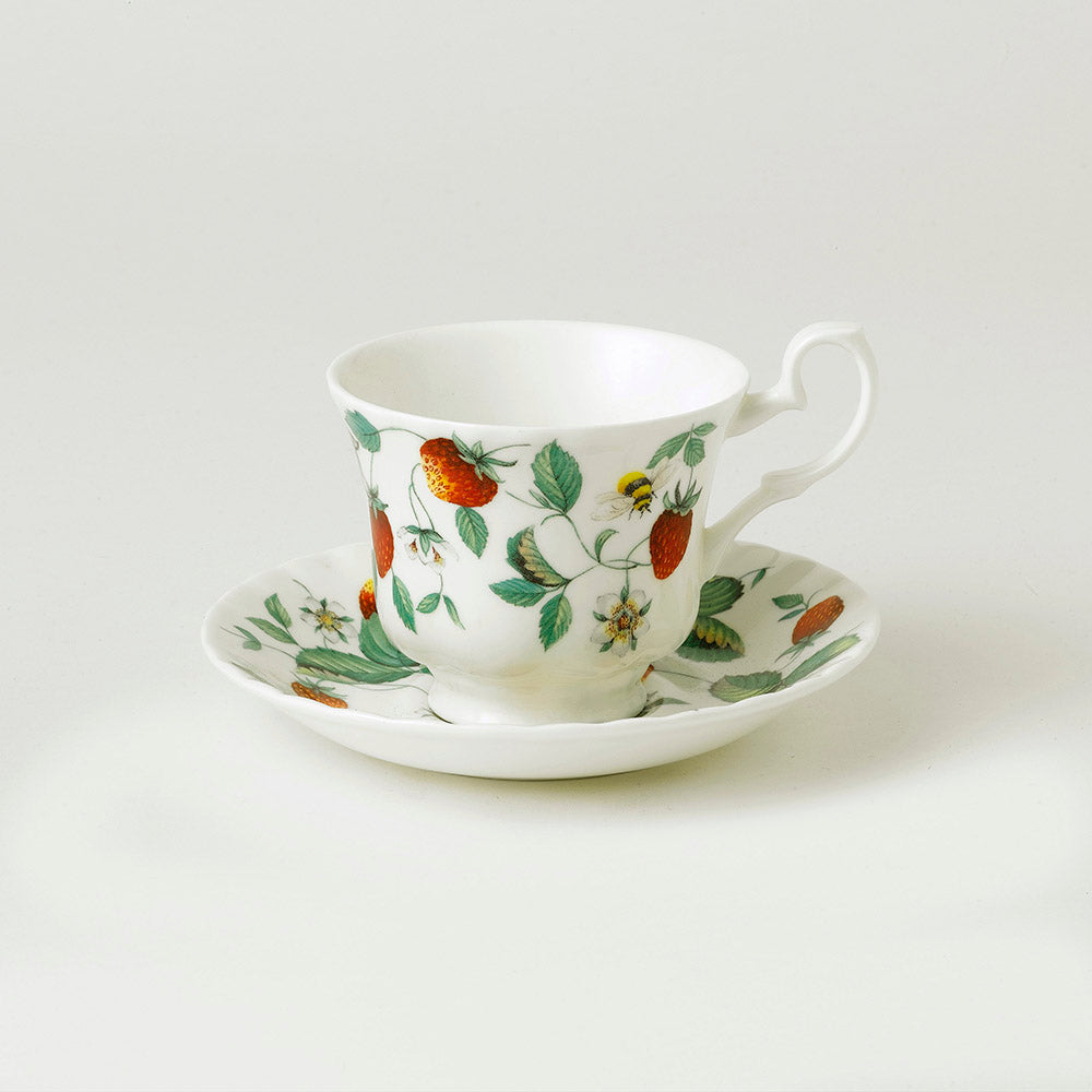 Roy Kirkham Strawberry Teacup & Saucer