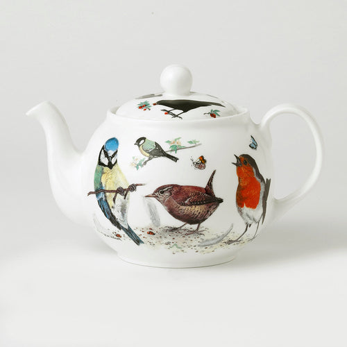 Roy Kirkham Garden Birds 6 Cup Classic Teapot