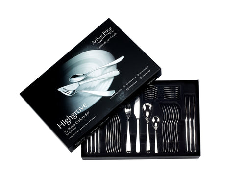 Arthur Price Highgrove 32pc 8 Person Cutlery Set