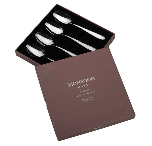 Arthur Price Monsoon Mirage Serving Spoons Set of 4